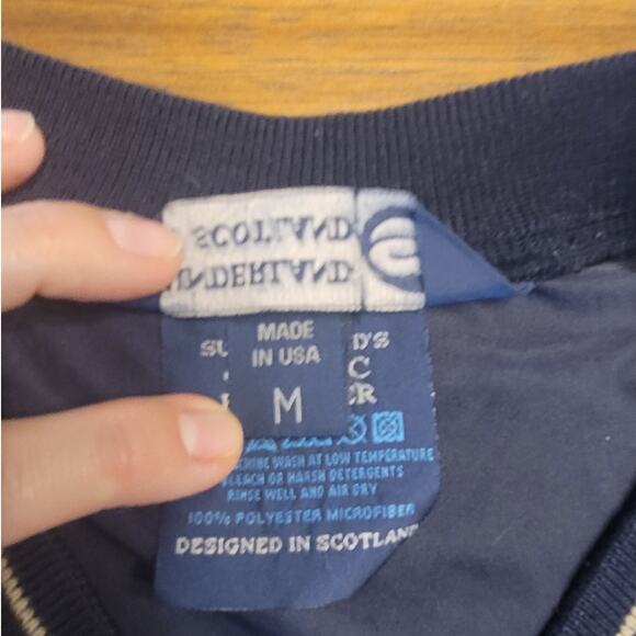 VTG Sunderland Scotland Windbreaker Pullover Jacket Men’s M V-Neck GUC - Picture 9 of 13